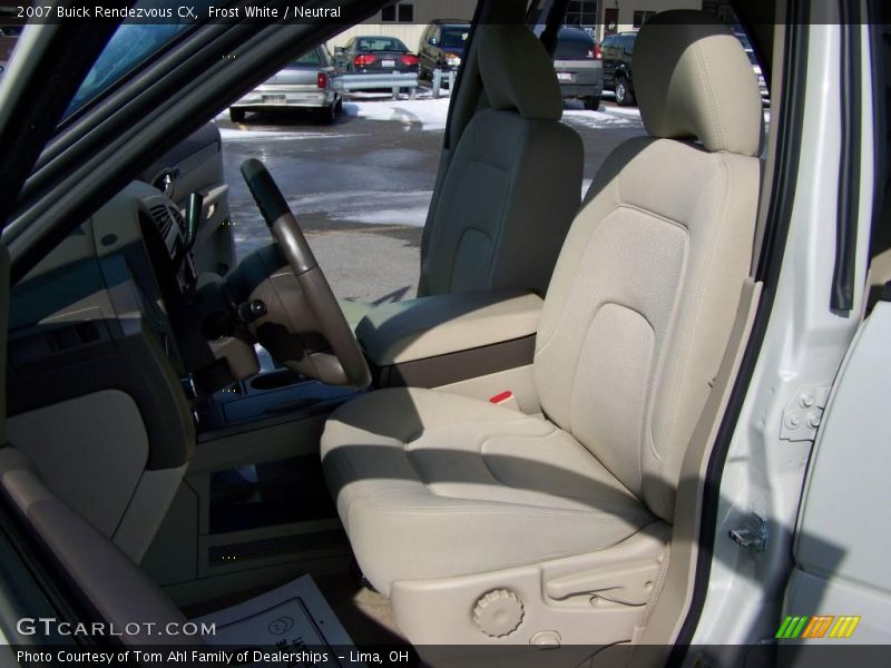 Frost White / Neutral 2007 Buick Rendezvous CX