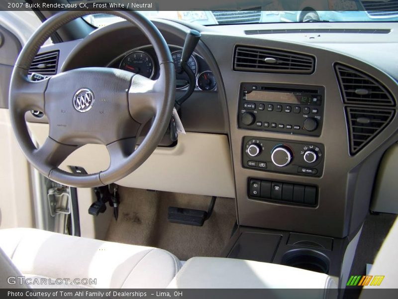 Frost White / Neutral 2007 Buick Rendezvous CX