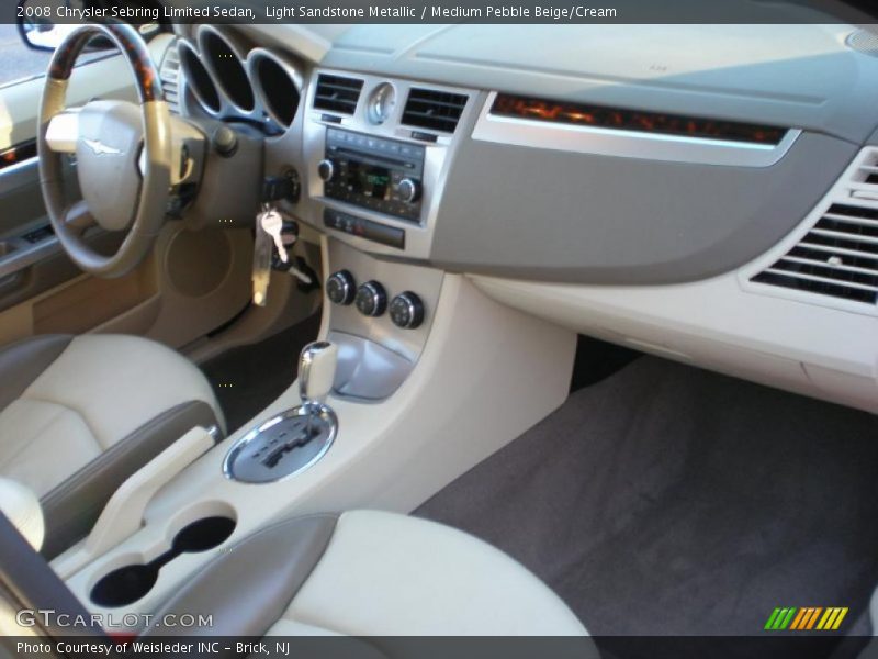 Dashboard of 2008 Sebring Limited Sedan