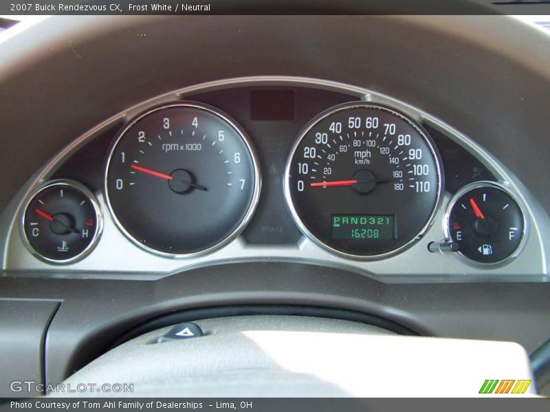 Frost White / Neutral 2007 Buick Rendezvous CX