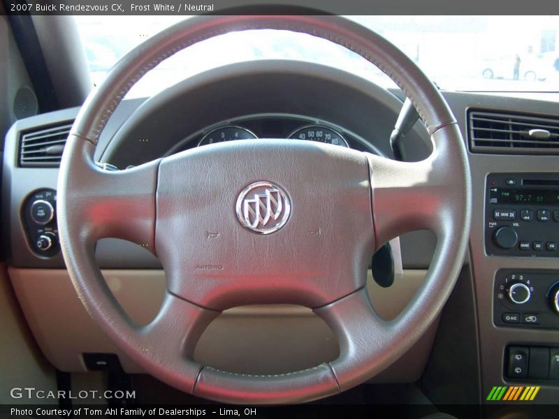 Frost White / Neutral 2007 Buick Rendezvous CX