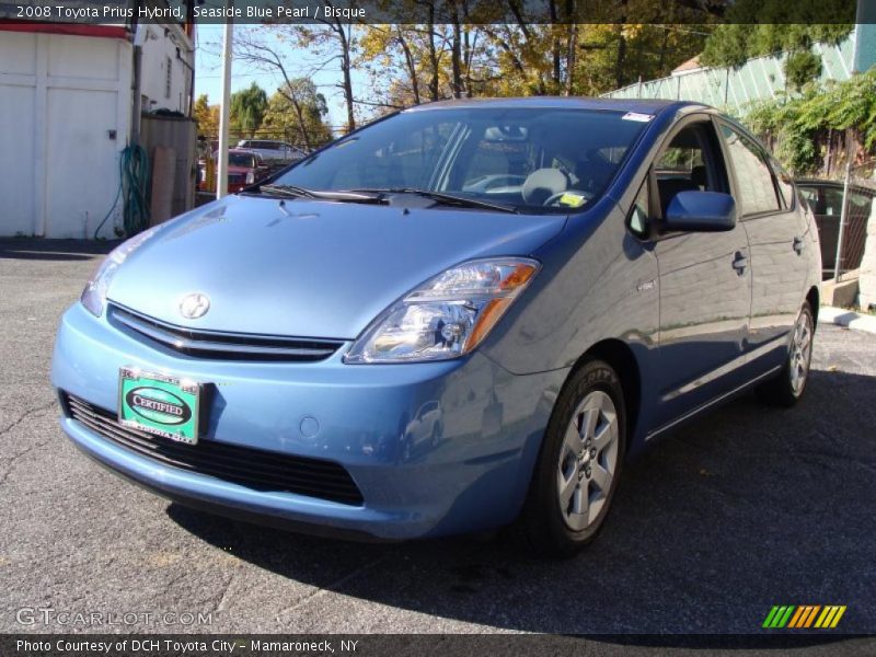Seaside Blue Pearl / Bisque 2008 Toyota Prius Hybrid