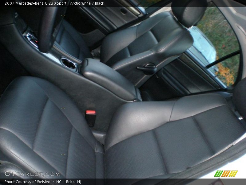 Arctic White / Black 2007 Mercedes-Benz C 230 Sport