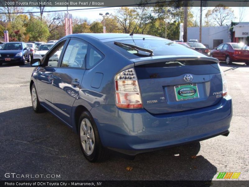 Seaside Blue Pearl / Bisque 2008 Toyota Prius Hybrid