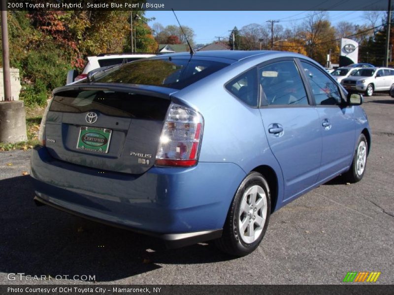 Seaside Blue Pearl / Bisque 2008 Toyota Prius Hybrid