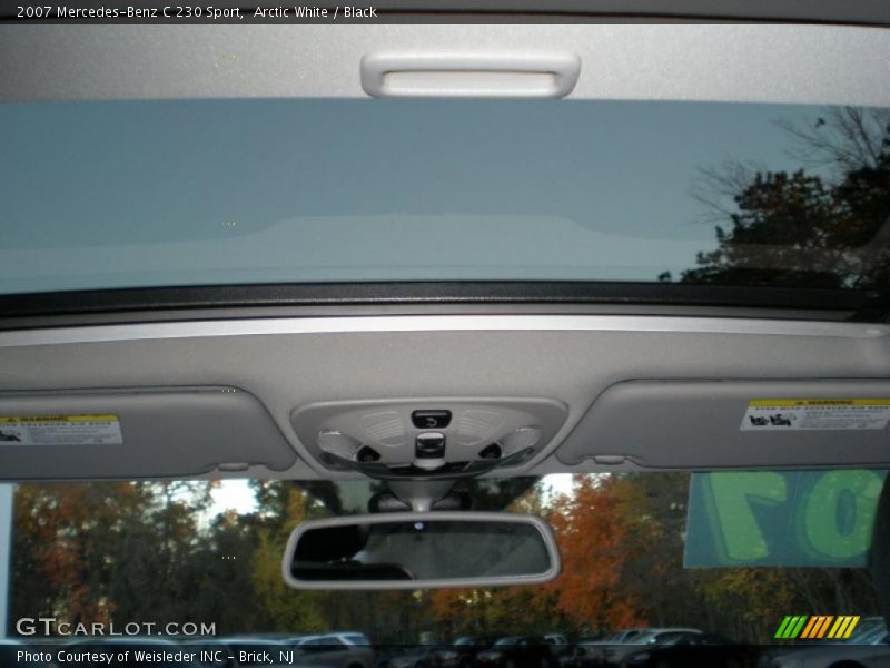 Arctic White / Black 2007 Mercedes-Benz C 230 Sport