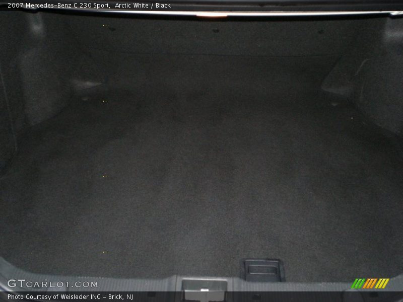 Arctic White / Black 2007 Mercedes-Benz C 230 Sport