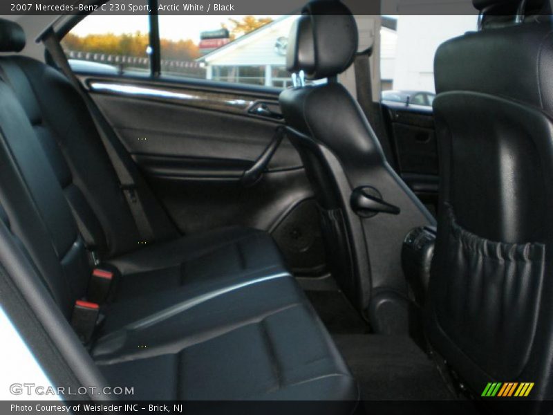 Arctic White / Black 2007 Mercedes-Benz C 230 Sport