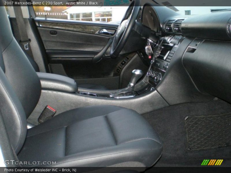 Arctic White / Black 2007 Mercedes-Benz C 230 Sport