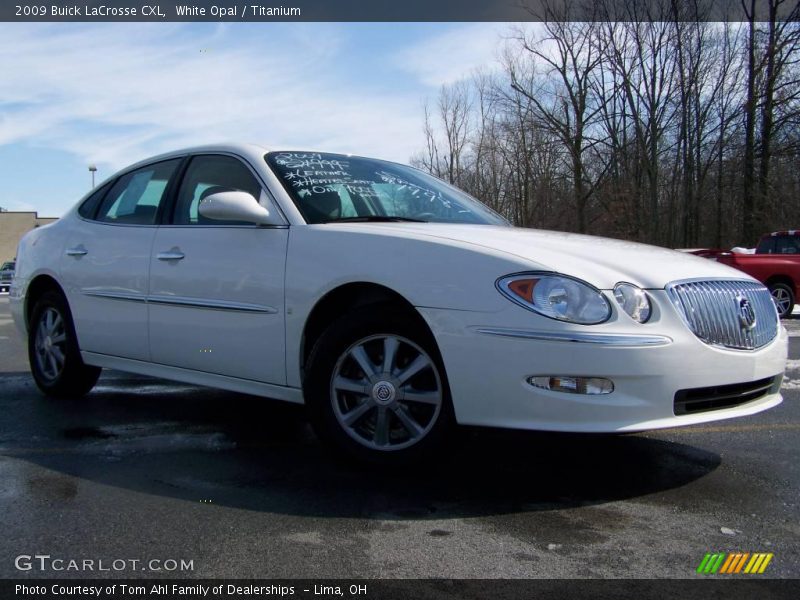 White Opal / Titanium 2009 Buick LaCrosse CXL