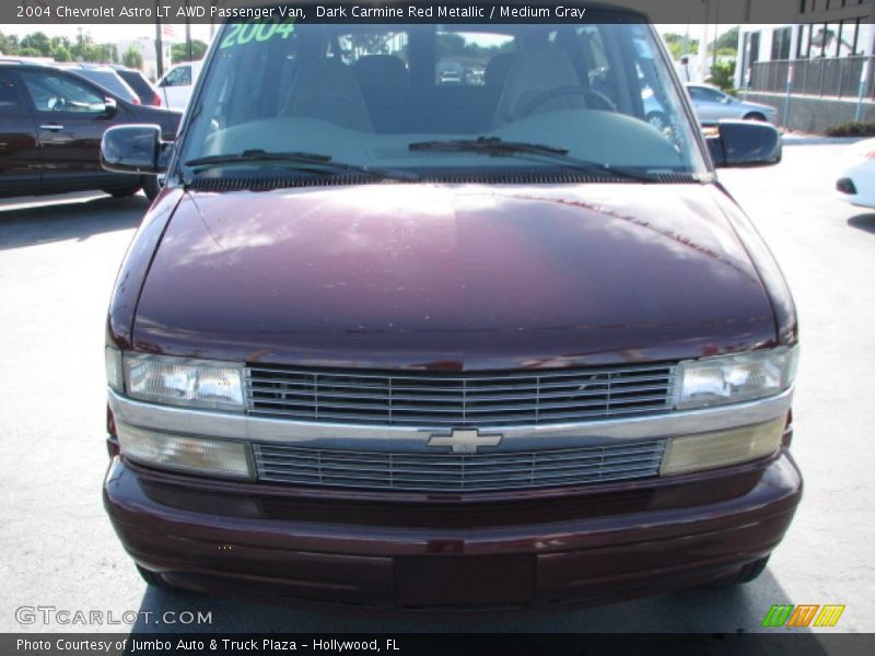 Dark Carmine Red Metallic / Medium Gray 2004 Chevrolet Astro LT AWD Passenger Van