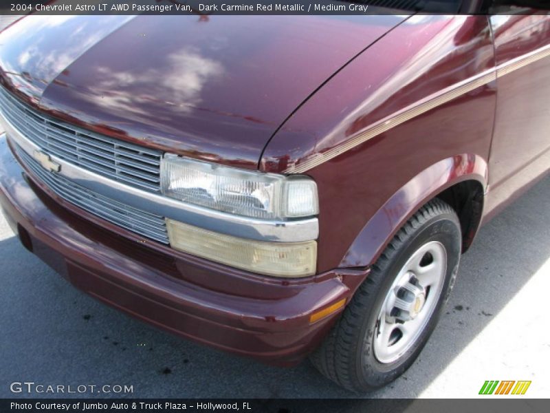 Dark Carmine Red Metallic / Medium Gray 2004 Chevrolet Astro LT AWD Passenger Van
