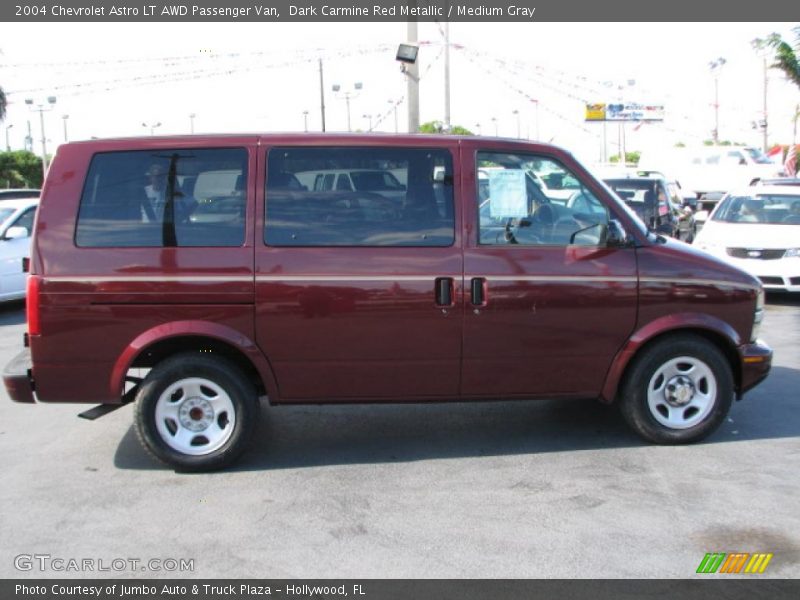 Dark Carmine Red Metallic / Medium Gray 2004 Chevrolet Astro LT AWD Passenger Van