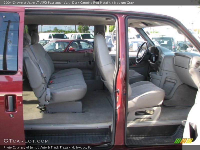 Dark Carmine Red Metallic / Medium Gray 2004 Chevrolet Astro LT AWD Passenger Van