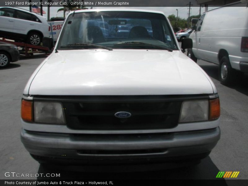 Oxford White / Medium Graphite 1997 Ford Ranger XL Regular Cab