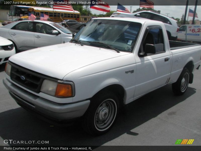 Oxford White / Medium Graphite 1997 Ford Ranger XL Regular Cab