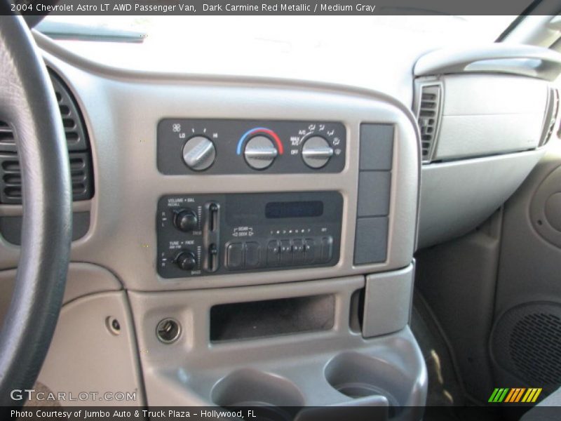 Dark Carmine Red Metallic / Medium Gray 2004 Chevrolet Astro LT AWD Passenger Van