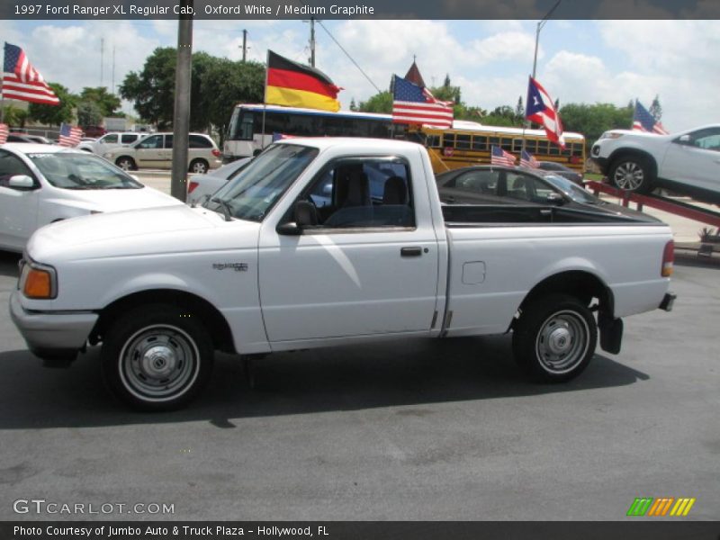 Oxford White / Medium Graphite 1997 Ford Ranger XL Regular Cab