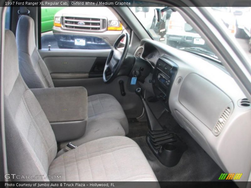 Oxford White / Medium Graphite 1997 Ford Ranger XL Regular Cab