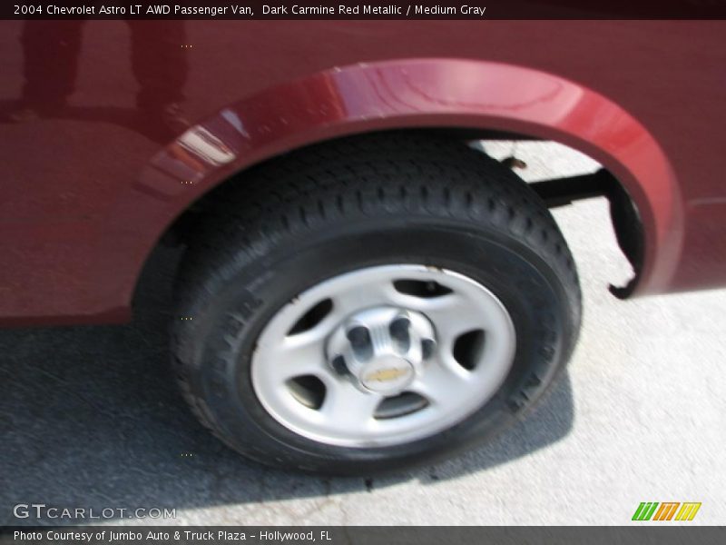 Dark Carmine Red Metallic / Medium Gray 2004 Chevrolet Astro LT AWD Passenger Van