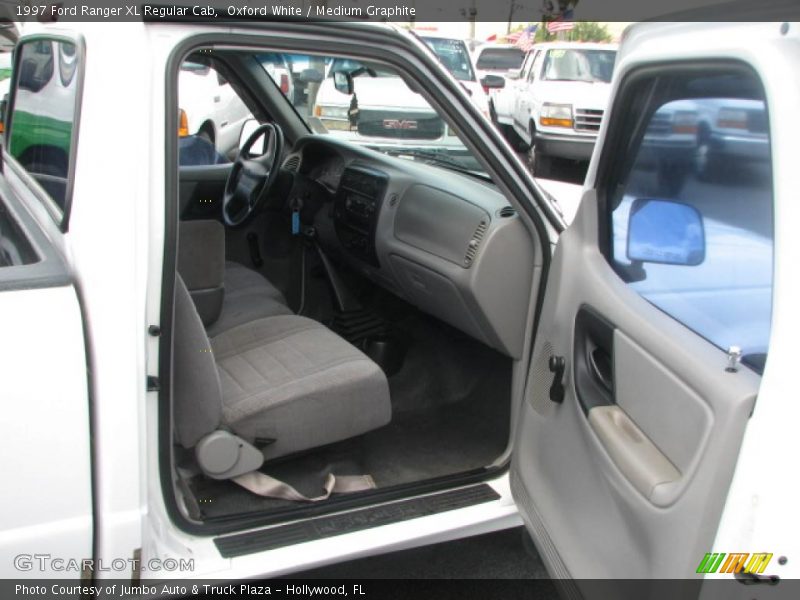 Oxford White / Medium Graphite 1997 Ford Ranger XL Regular Cab