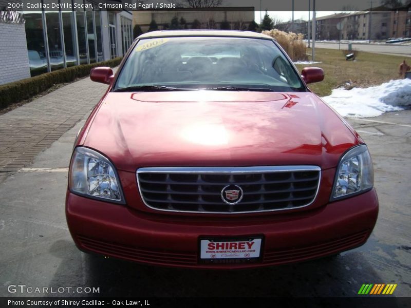 Crimson Red Pearl / Shale 2004 Cadillac DeVille Sedan