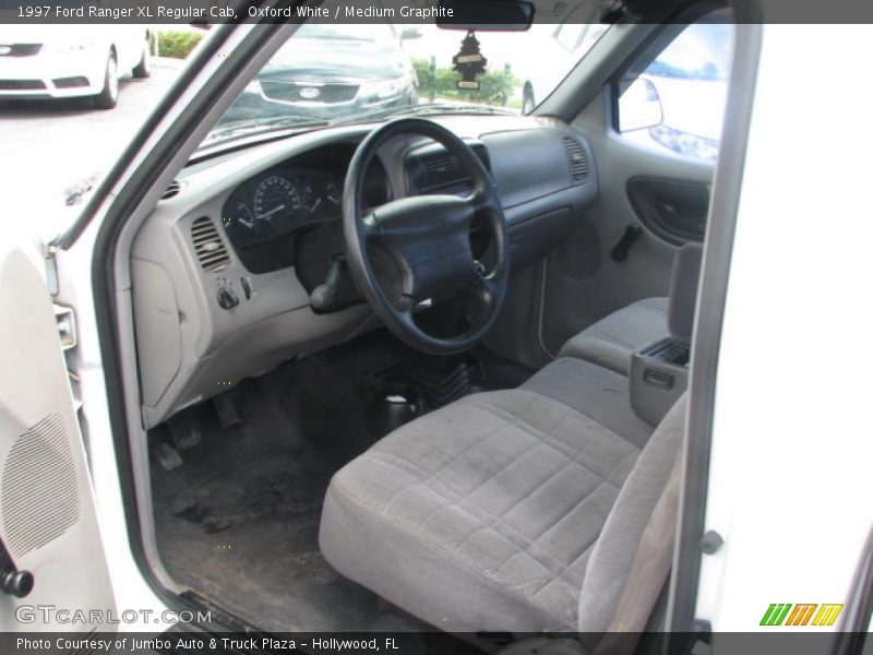 Oxford White / Medium Graphite 1997 Ford Ranger XL Regular Cab