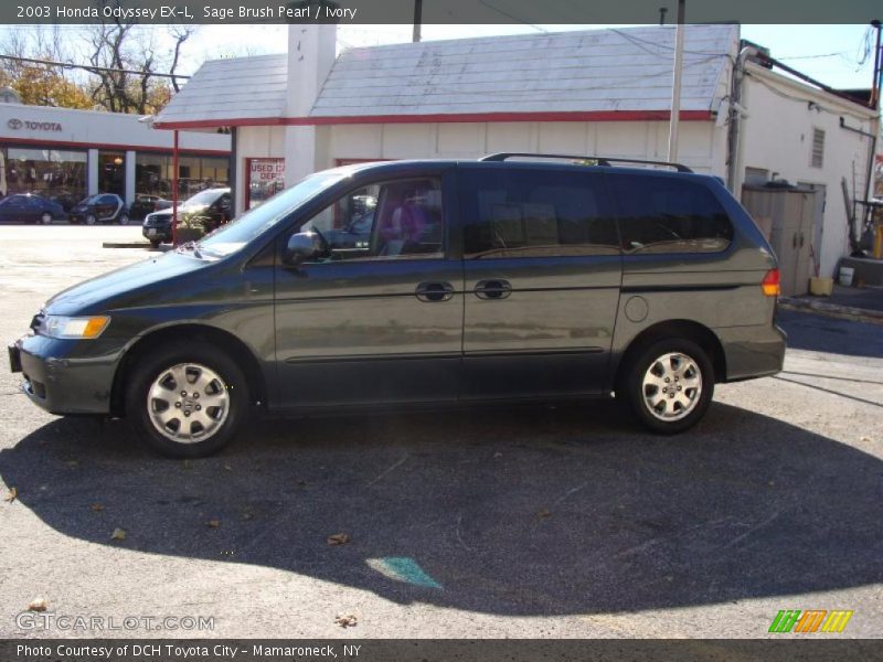 Sage Brush Pearl / Ivory 2003 Honda Odyssey EX-L