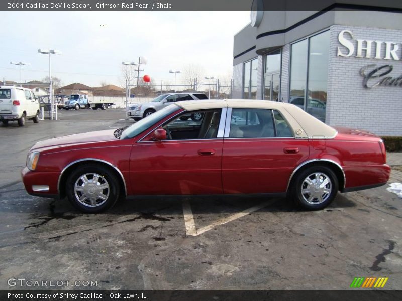 Crimson Red Pearl / Shale 2004 Cadillac DeVille Sedan