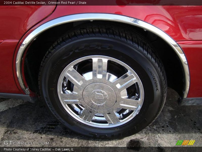 Crimson Red Pearl / Shale 2004 Cadillac DeVille Sedan