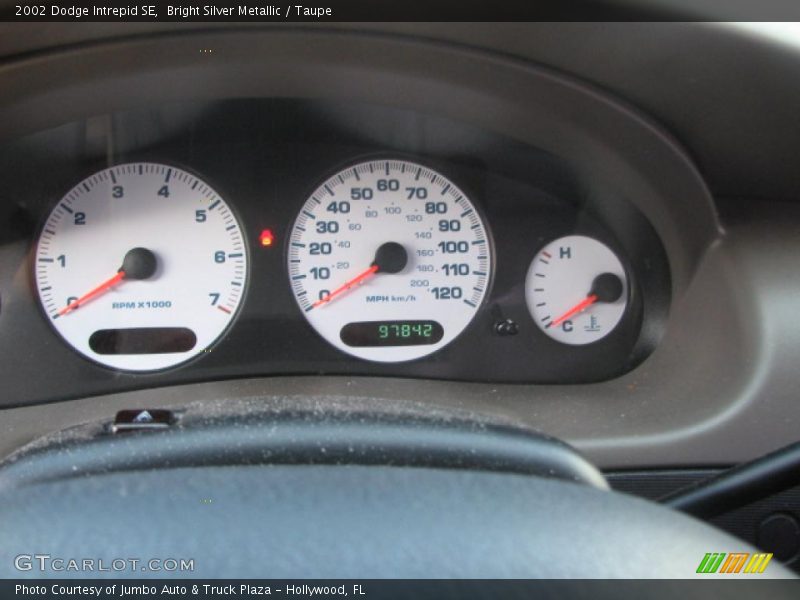 Bright Silver Metallic / Taupe 2002 Dodge Intrepid SE