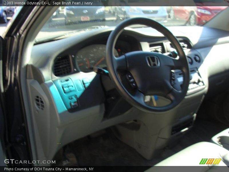 Sage Brush Pearl / Ivory 2003 Honda Odyssey EX-L