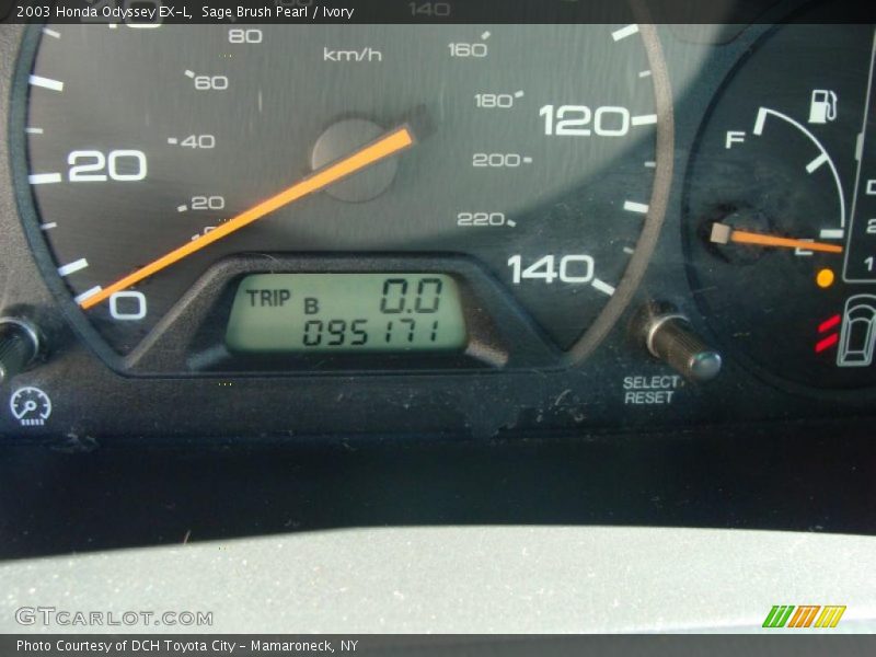 Sage Brush Pearl / Ivory 2003 Honda Odyssey EX-L