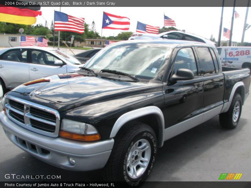 Black / Dark Slate Gray 2004 Dodge Dakota SLT Quad Cab