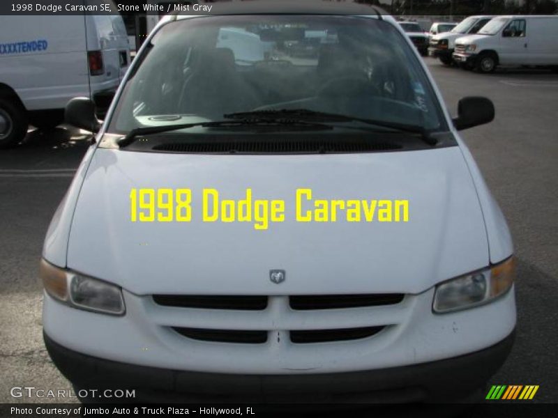 Stone White / Mist Gray 1998 Dodge Caravan SE