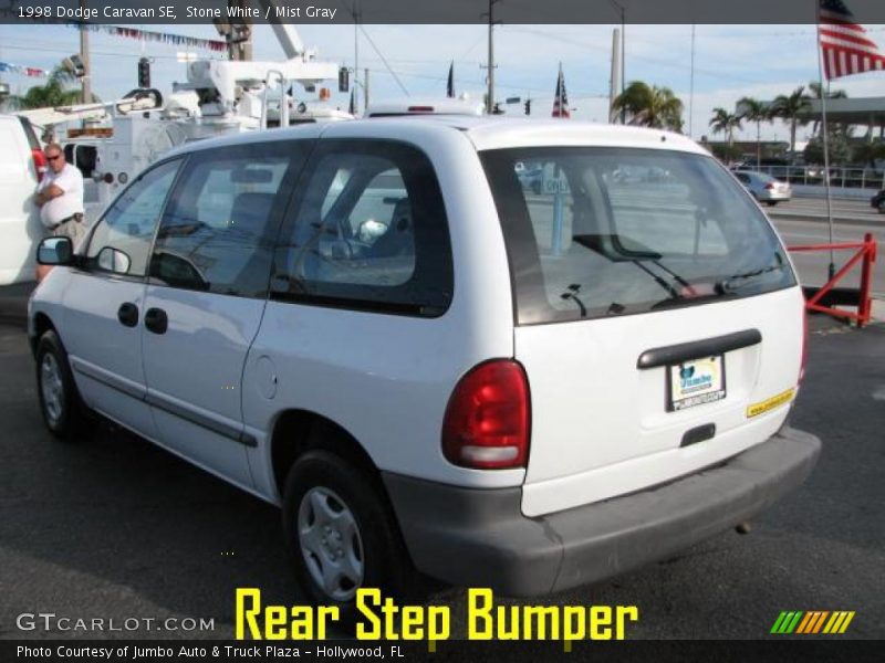 Stone White / Mist Gray 1998 Dodge Caravan SE