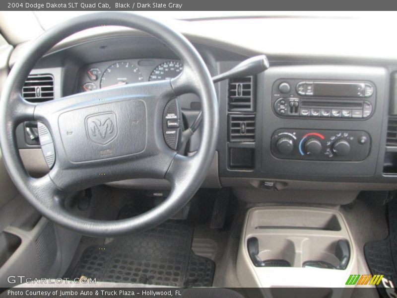 Black / Dark Slate Gray 2004 Dodge Dakota SLT Quad Cab