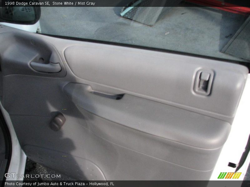Stone White / Mist Gray 1998 Dodge Caravan SE