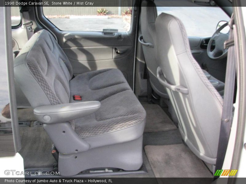 Stone White / Mist Gray 1998 Dodge Caravan SE