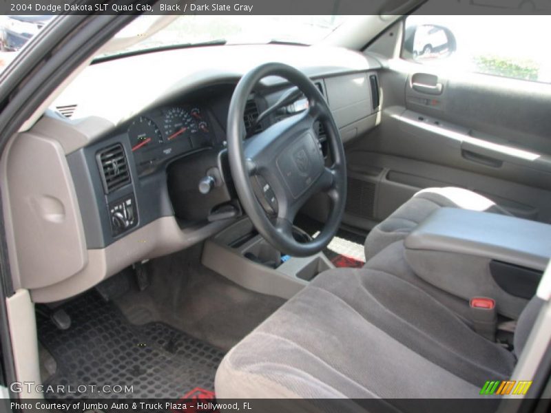 Dark Slate Gray Interior - 2004 Dakota SLT Quad Cab 
