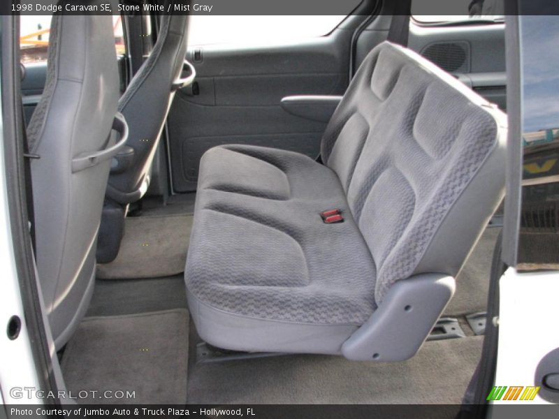 Stone White / Mist Gray 1998 Dodge Caravan SE