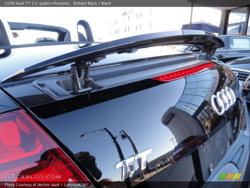 Brilliant Black / Black 2008 Audi TT 3.2 quattro Roadster