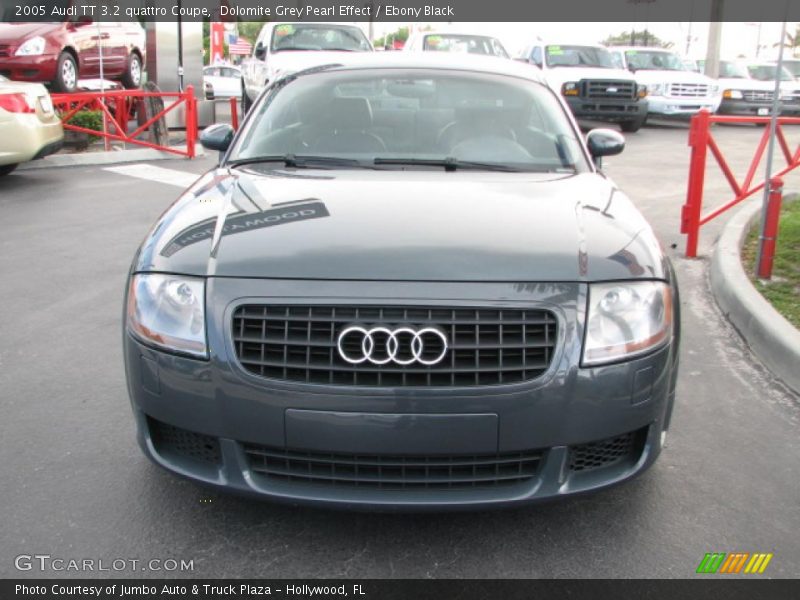 Dolomite Grey Pearl Effect / Ebony Black 2005 Audi TT 3.2 quattro Coupe
