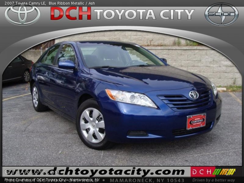 Blue Ribbon Metallic / Ash 2007 Toyota Camry LE