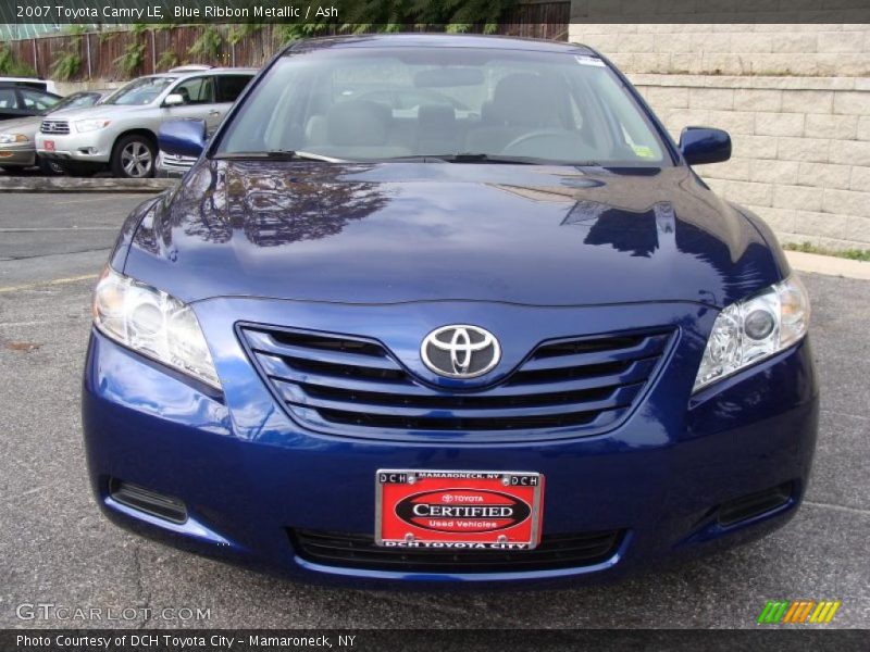 Blue Ribbon Metallic / Ash 2007 Toyota Camry LE