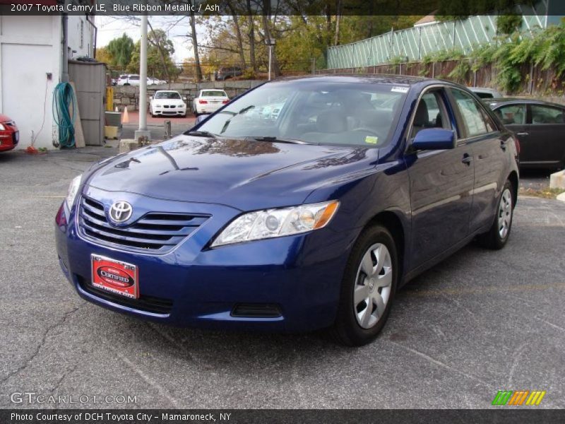 Blue Ribbon Metallic / Ash 2007 Toyota Camry LE