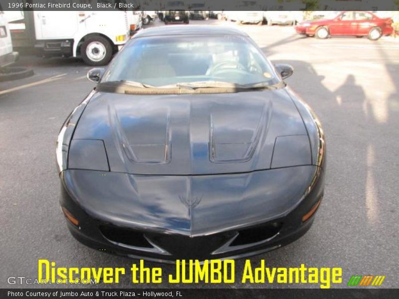 Black / Black 1996 Pontiac Firebird Coupe