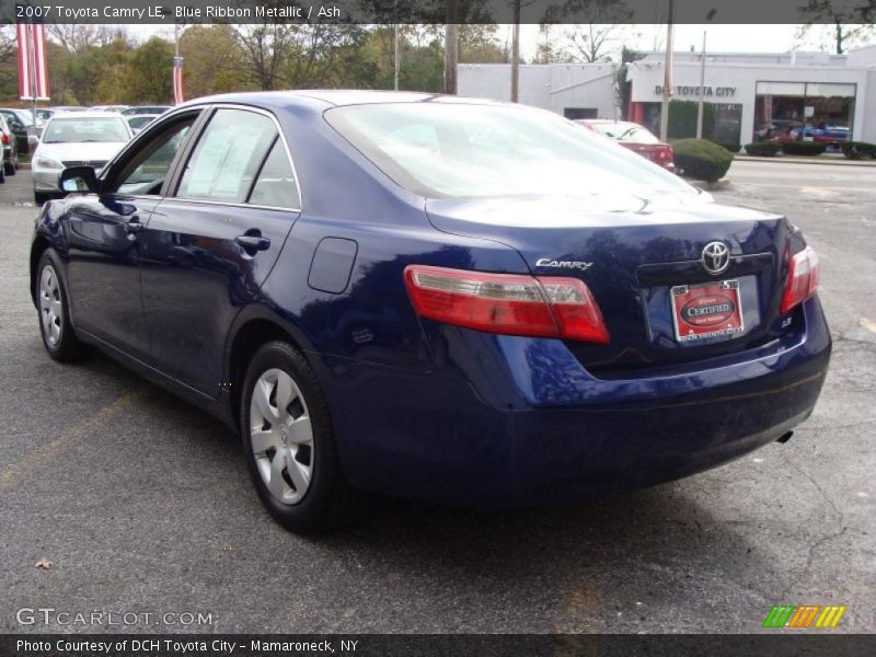 Blue Ribbon Metallic / Ash 2007 Toyota Camry LE