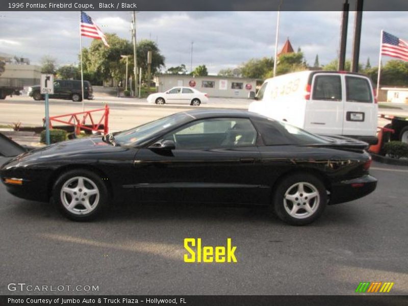 Black / Black 1996 Pontiac Firebird Coupe