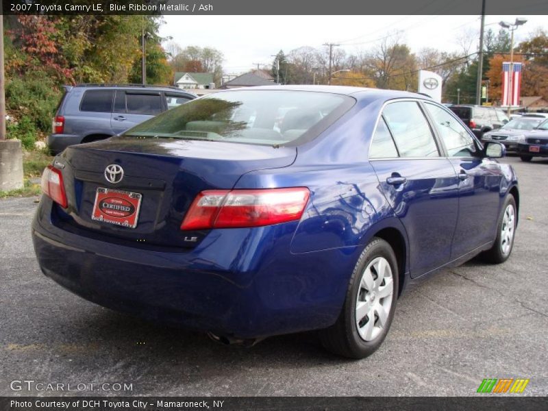 Blue Ribbon Metallic / Ash 2007 Toyota Camry LE